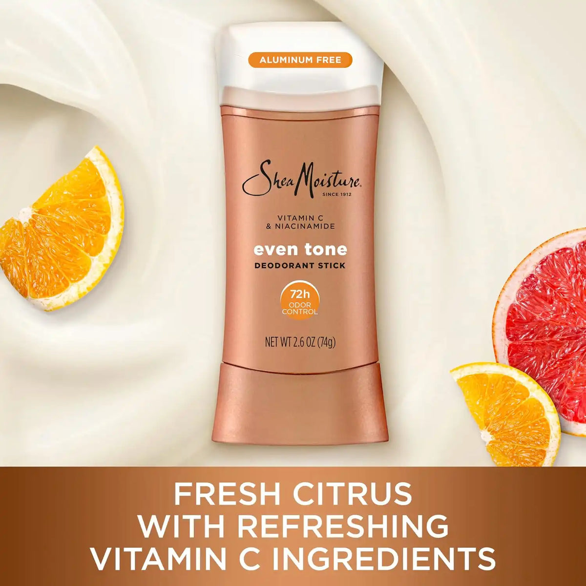 SheaMoisture Deodorant Stick Fresh 2.6 Ounce (Pack of 12)