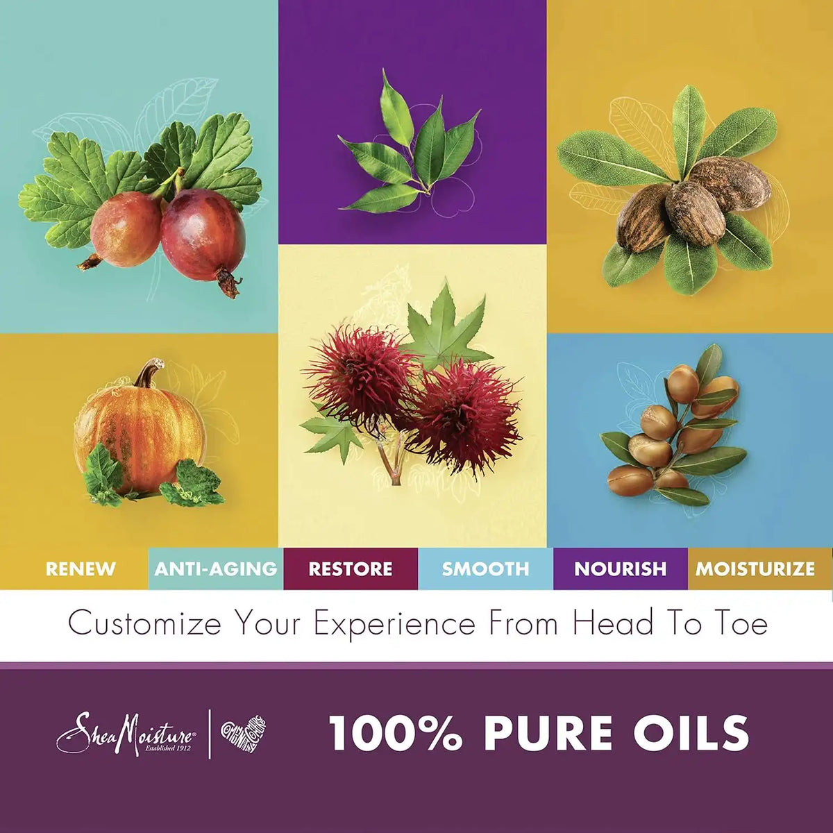 SheaMoisture 100% Pure Shea Oil for Hair & Skin 1.6oz