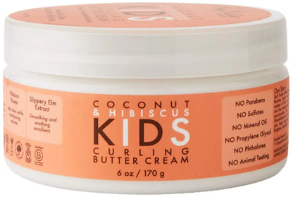 Shea Moisture Coconut & Hibiscus KIDS Curling Butter Crème 6 oz