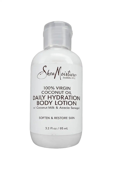 SheaMoisture 100% Virgin Coconut Oil Daily Hydration Body Lotion 3.2 Fl Oz (Pack of 1)