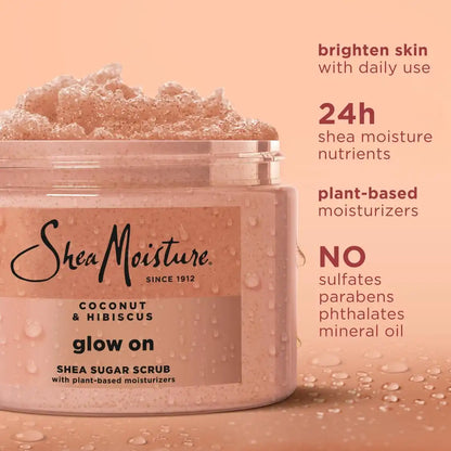 SheaMoisture Shea Sugar Body Scrub Coconut Hibiscus 12 oz