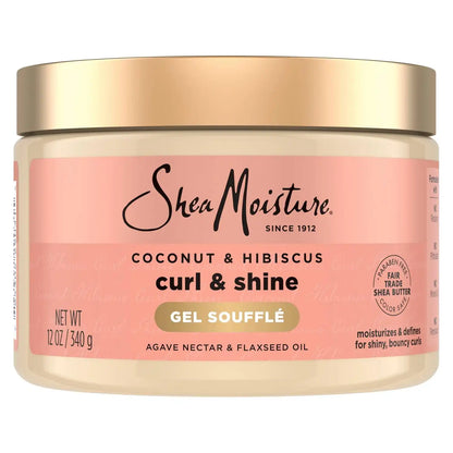 Shea Moisture Coconut & Hibiscus Curling Gel Soufflé 12oz