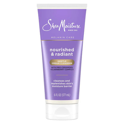 Shea Moisture Melanin Care Gentle Cream Cleanser Nourished & Radiant 6 oz