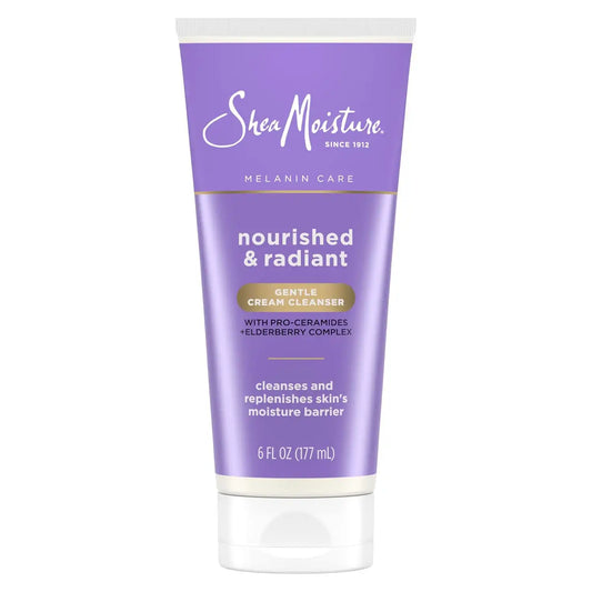 Shea Moisture Melanin Care Gentle Cream Cleanser Nourished & Radiant 6 oz