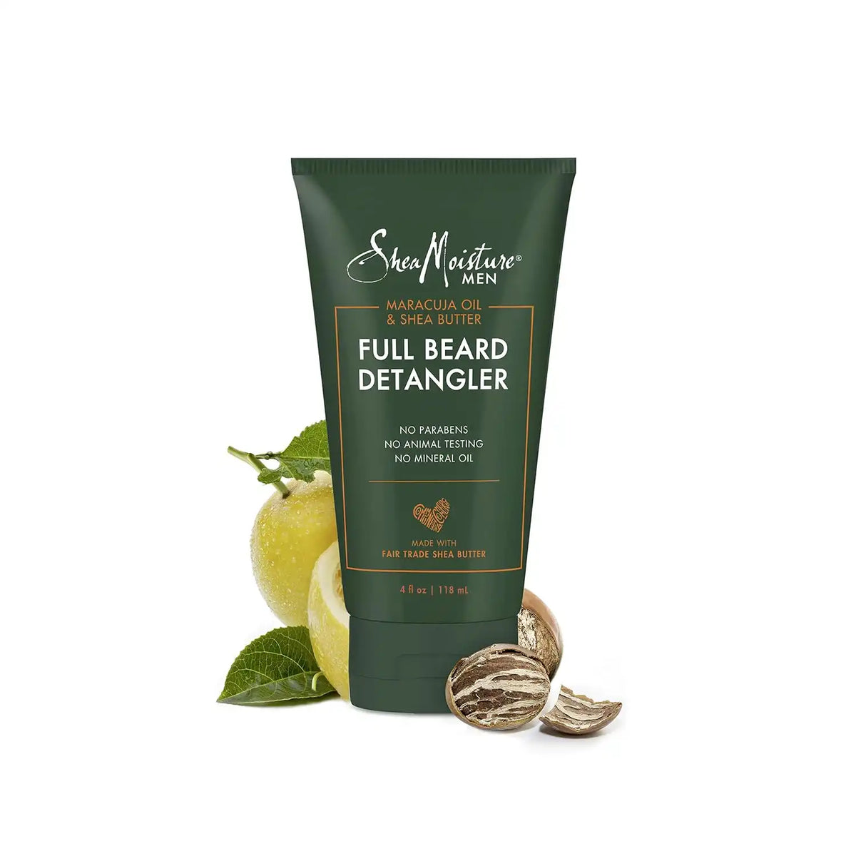 SheaMoisture Beard Conditioner,Full Beard Detangler for Full Beards,Maracuja Oil and Shea Butter,Paraben Free,4 oz,(Pack of 2)