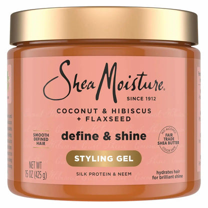 Shea Moisture Coconut & Hibiscus Define & Shine Styling Gel 15oz