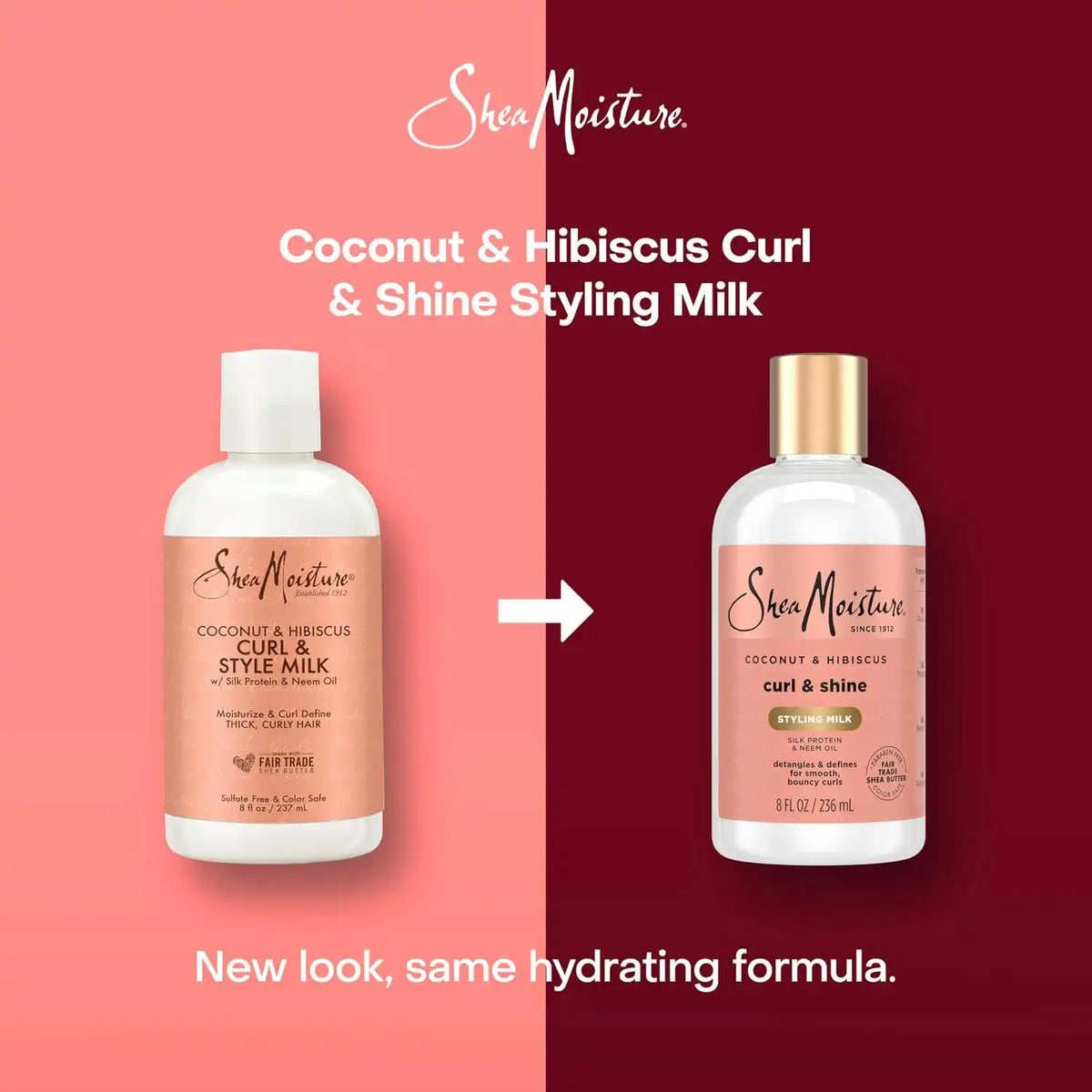Shea Moisture Coconut & Hibiscus Curl & Style Milk 8oz