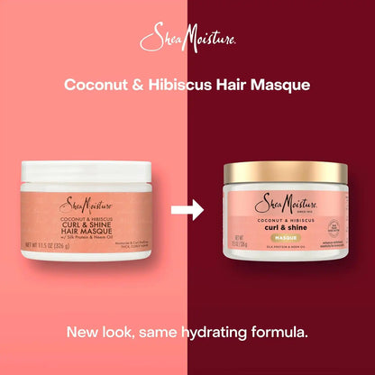 Shea Moisture Coconut & Hibiscus Hair Mask for Curly Hair 11.5oz