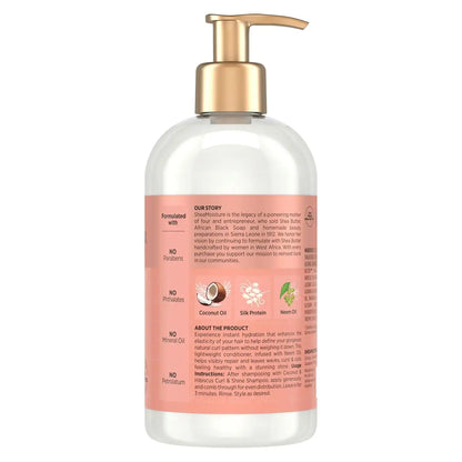 Shea Moisture Curl & Shine Conditioner Coconut & Hibiscus, for Thick, Curly Hair to Moisturize & Soften, 13 oz