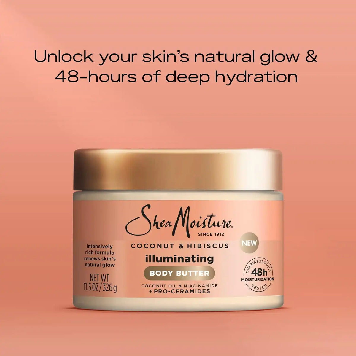 Shea Moisture Coconut & Hibiscus Illuminating Body Butter 11.5oz