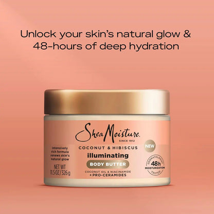 Shea Moisture Coconut & Hibiscus Illuminating Body Butter 11.5oz