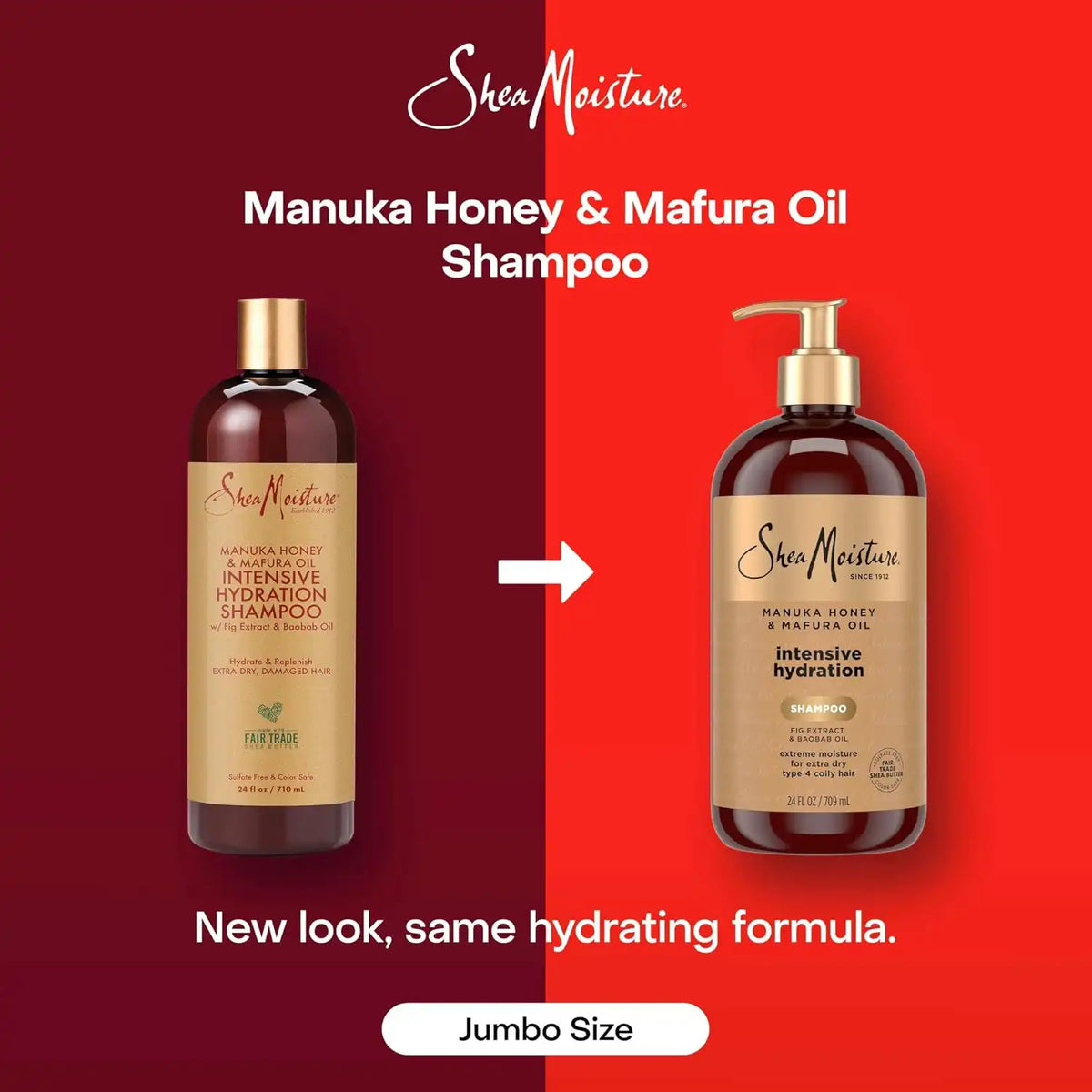 Shea Moisture Manuka Honey & Mafura Oil Shampoo Intensive Hydration 24oz