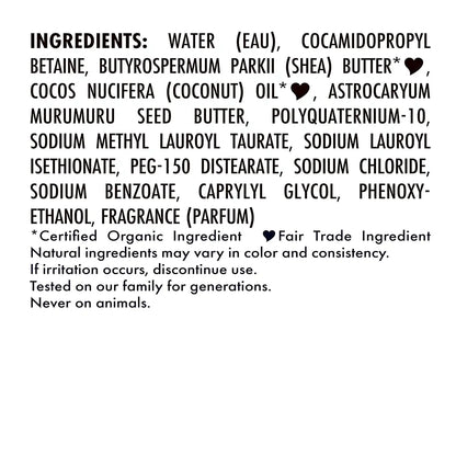 SheaMoisture Baby Wash and Shampoo for Baby Skin 100% Virgin Coconut Oil Cruelty Free Skin Care 13 oz