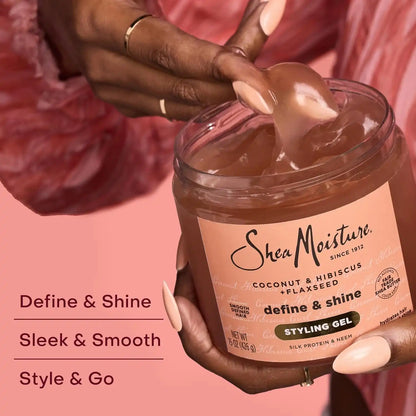 Shea Moisture Coconut & Hibiscus Define & Shine Styling Gel 15oz
