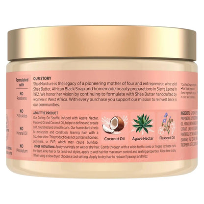Shea Moisture Coconut & Hibiscus Curling Gel Soufflé 12oz