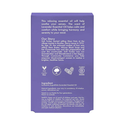 SheaMoisture Body Oil for Dry Skin Made with 100% Pure Essential Oil Lavender Skin Oil 0.45oz