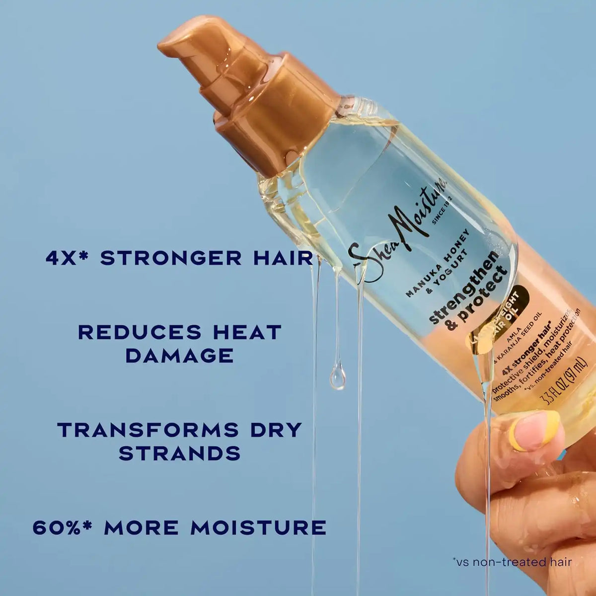 Shea Moisture Strengthen & Protect Hair Oil 3.3oz