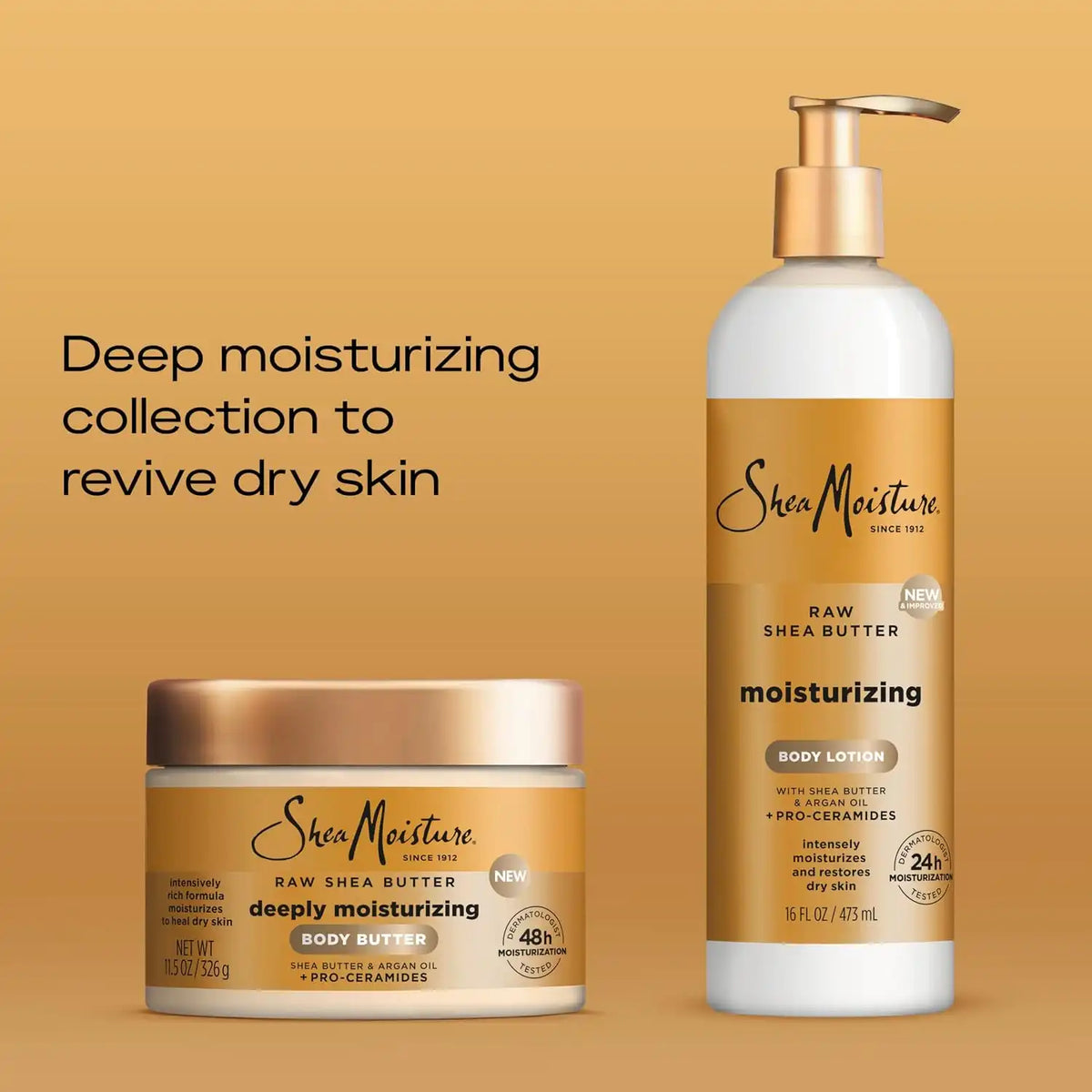 SheaMoisture Raw Shea Butter Body Lotion 24-Hour Moisture 16oz