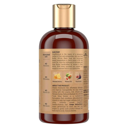 SheaMoisture Hydration Hair Milk Manuka Honey and Mafura Oil for Dry Hair to Hydrate and Style-Hair 8 oz,(Pack of 2)