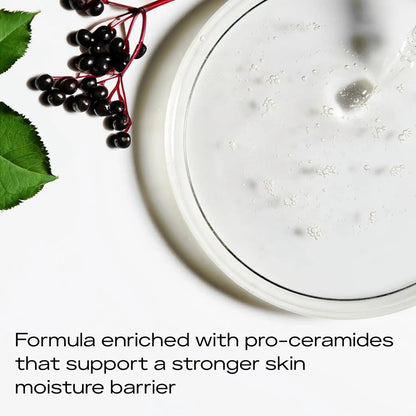 SheaMoisture Melanin Care Night Repair Cream Nourished & Radiant for Strengthening Skin's Moisture Barrier, with Pro-Ceramides +Elderberry Complex, 2 oz