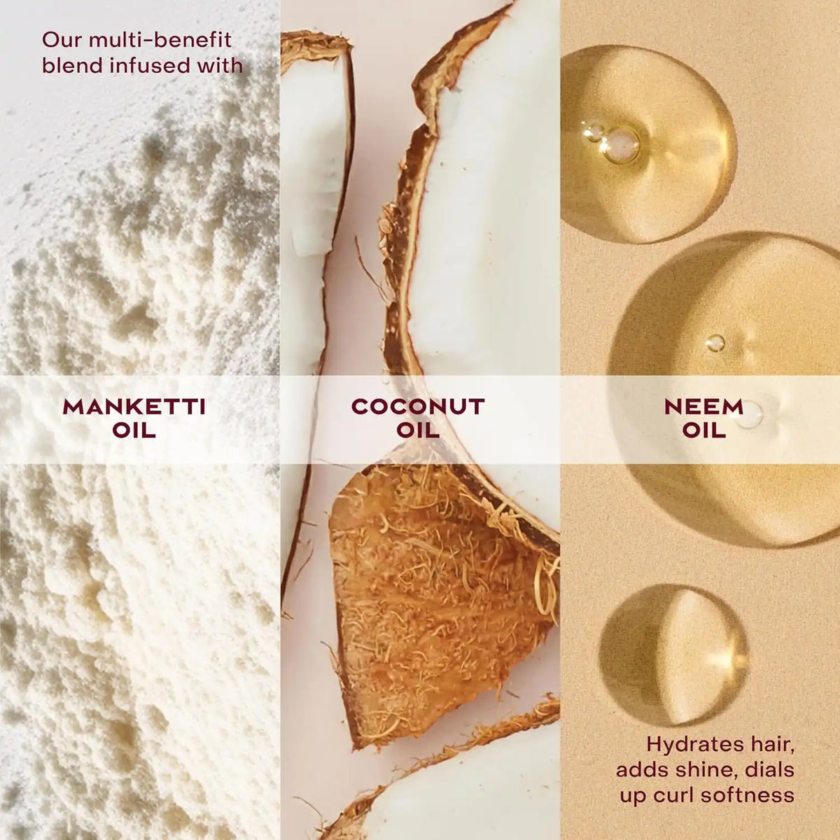 Shea Moisture Coconut & Hibiscus Smooth & Shine Oil Coconut & Hibiscus Softens And Hydrates Hair With Manketti And_Coconut Oil For A Lightweight Texture 3.3 Fl Oz (Pack of 6)