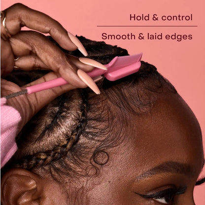 SheaMoisture Define&Shine Edge Gel + Flaxseed Coconut&Hibiscus Holds and Controls Edges All Day Infused With Glycerin,Coconut Oil and an Invigorating Sweet Scent Paraben-Free Hair 3.5 OZ,(Pack of 2)