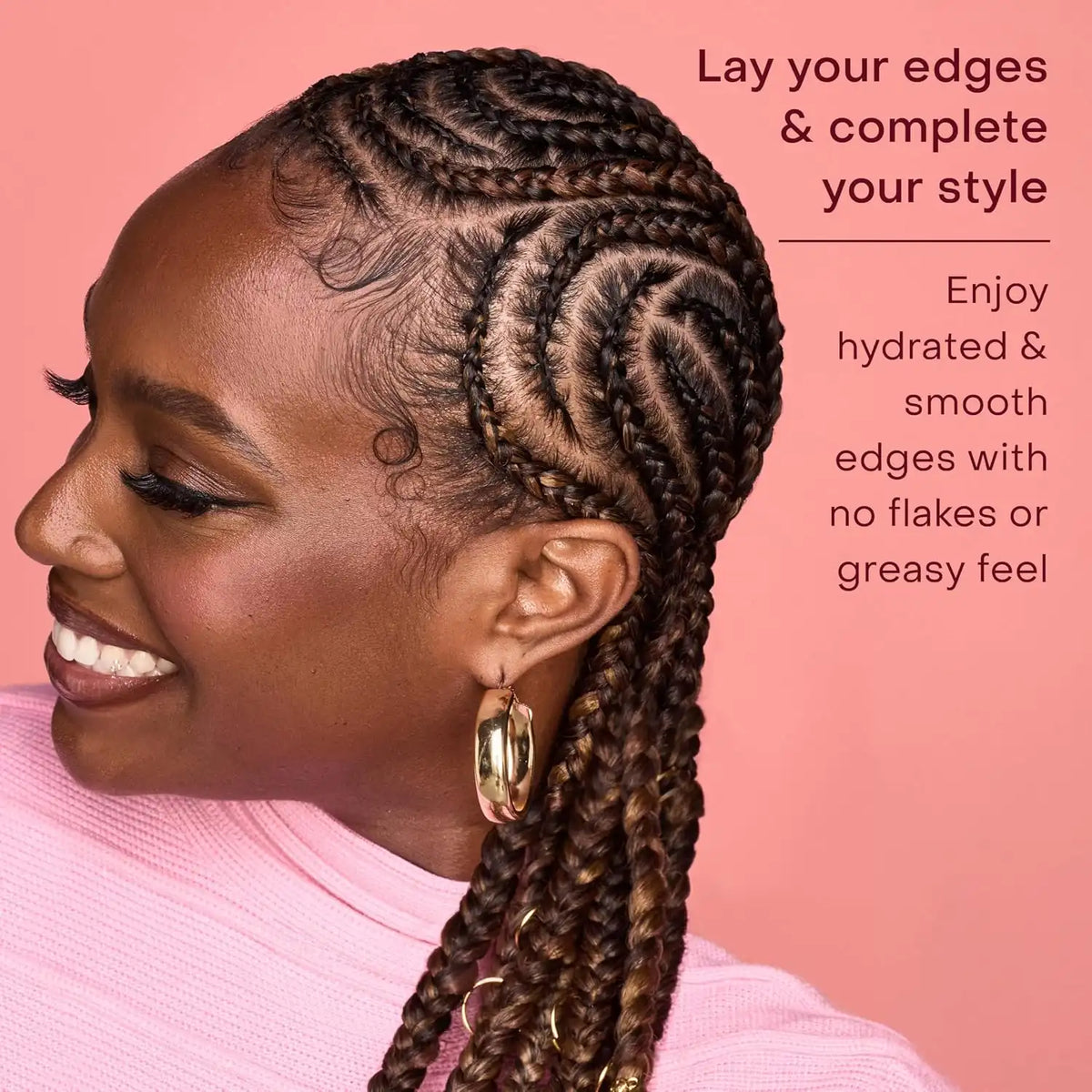 SheaMoisture Define&Shine Edge Gel + Flaxseed Coconut&Hibiscus Holds and Controls Edges All Day Infused With Glycerin,Coconut Oil and an Invigorating Sweet Scent Paraben-Free Hair 3.5 OZ,(Pack of 2)