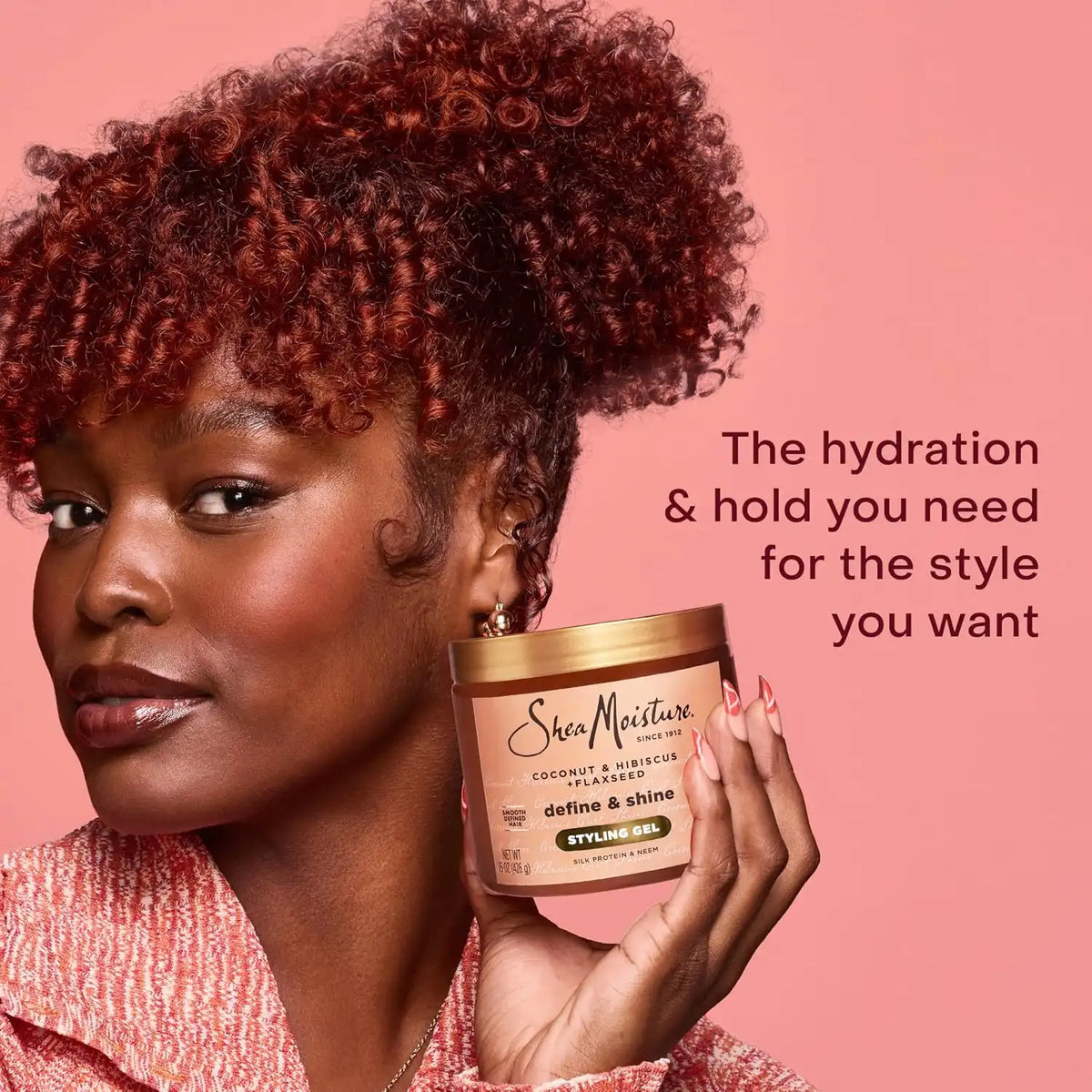 Shea Moisture Coconut & Hibiscus Define & Shine Styling Gel 15oz