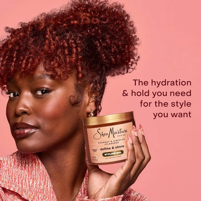 Shea Moisture Coconut & Hibiscus Define & Shine Styling Gel 15oz