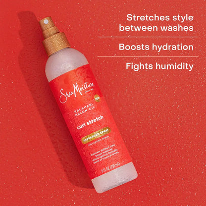 Shea Moisture Curl Stretch Refresher Spray Kalahari Melon Oil 8oz