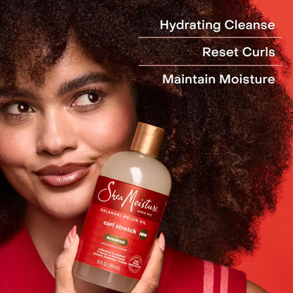 Shea Moisture Curl Stretch Shampoo Kalahari Melon Oil 13oz